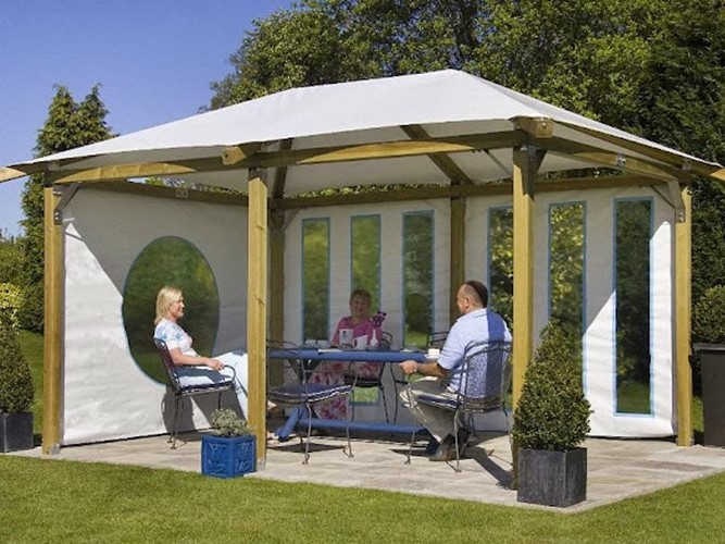 white pavilion gazebo canopy