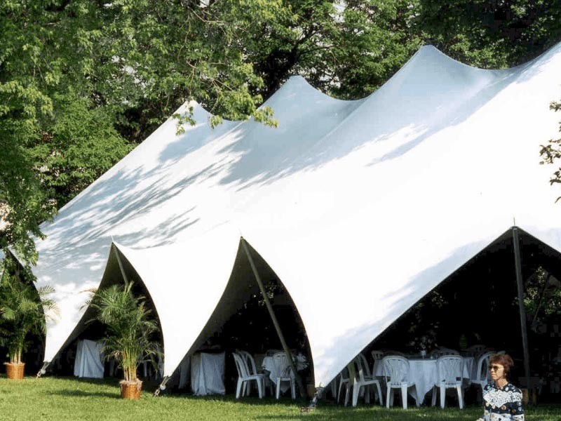 Pagoda vs. Tension Pole Tent