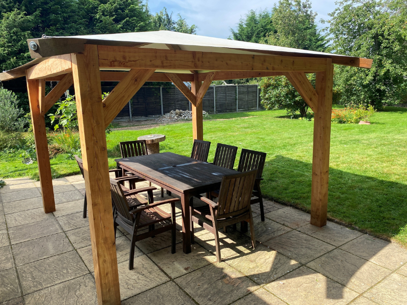 back garden Fabric Canopies