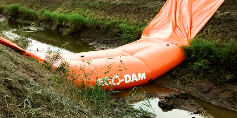 eco dam temporary water dam 